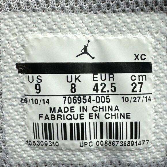 Air Jordan 1 Flight 3 Retro Wolf Grey (2014) - Picture 8 of 9